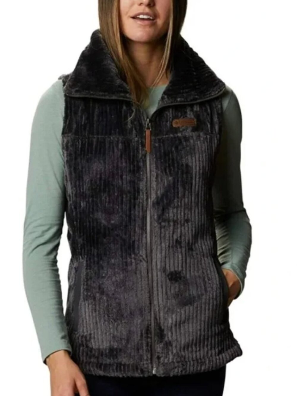 Columbia Full Zip Sherpa Fleece Vest